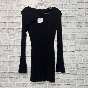 Princess Polly Black Asymmetrical Dress‎